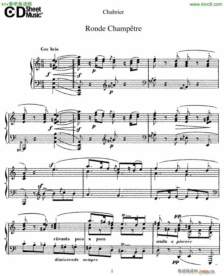 Chabrier Ronde Champtre(V)1