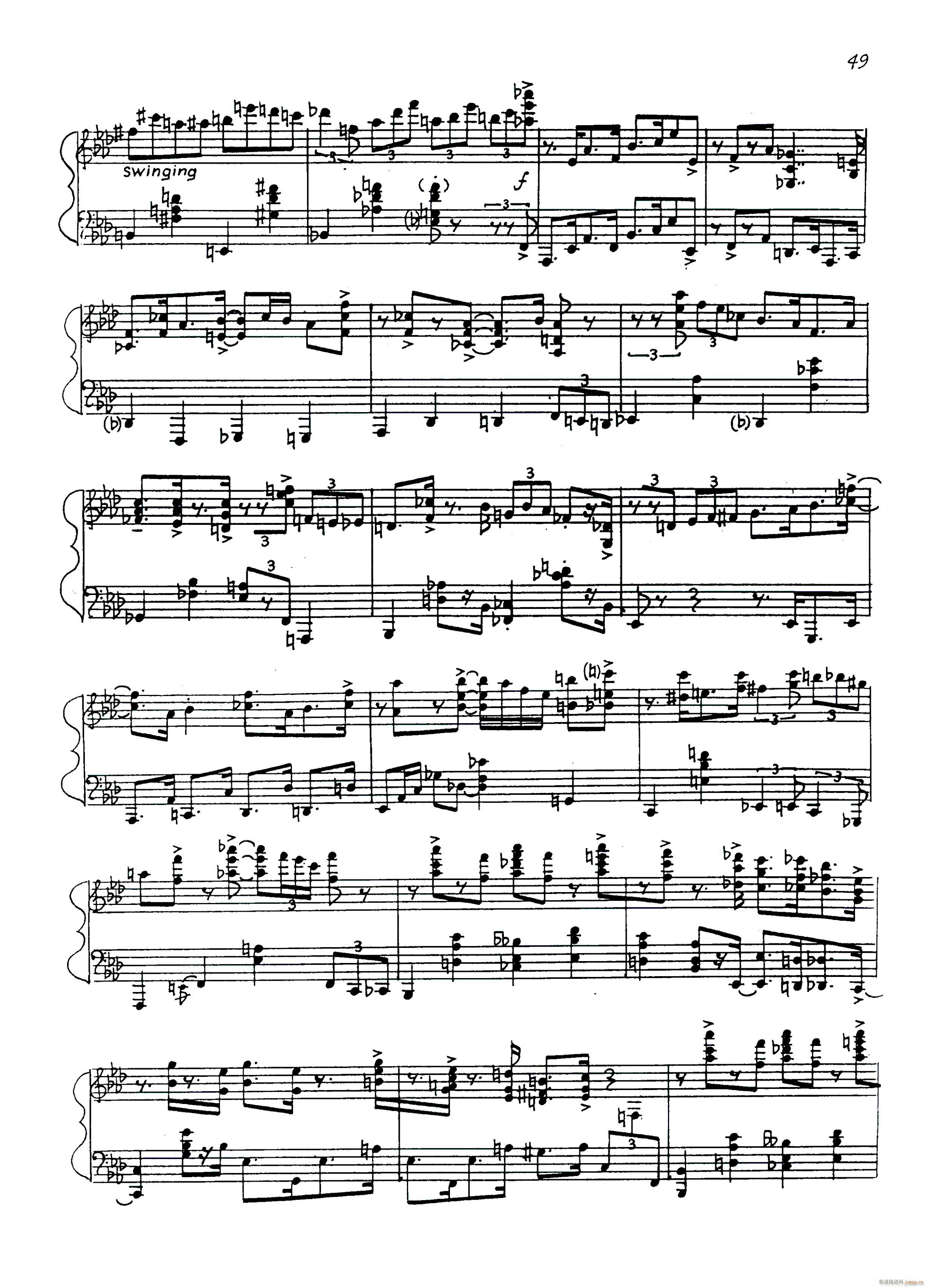ʿǰ Jazz Prelude Op 52 No 17(V)3