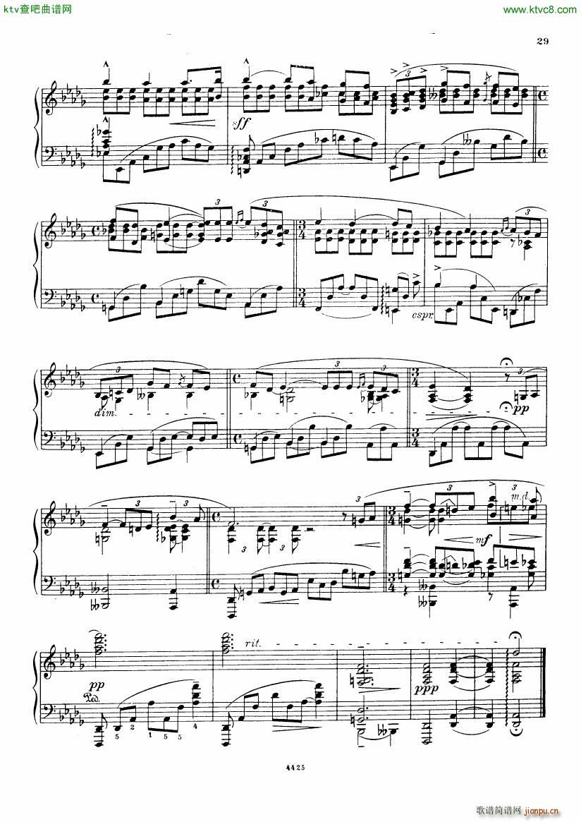 Bortkiewicz 10 Preludes Op 33(V)29