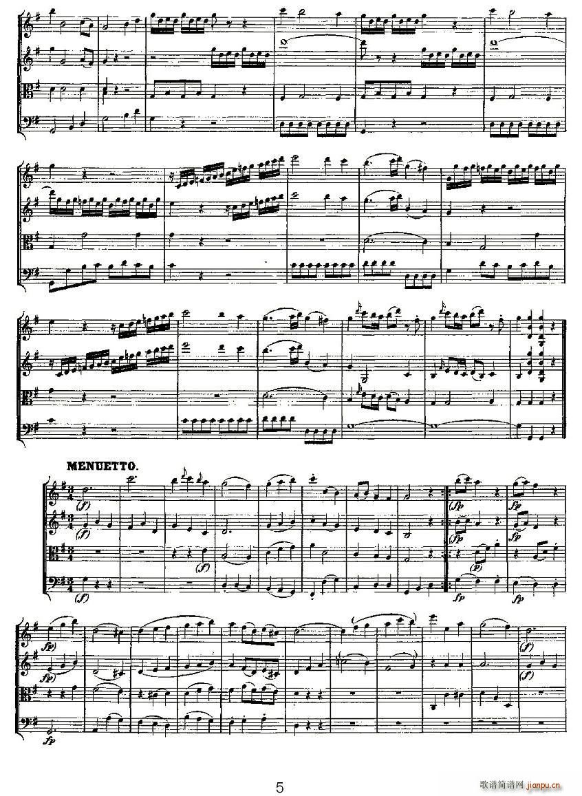 Quartet No 1 in G Major K 80 G{(dio)һҘ(l)(V)5