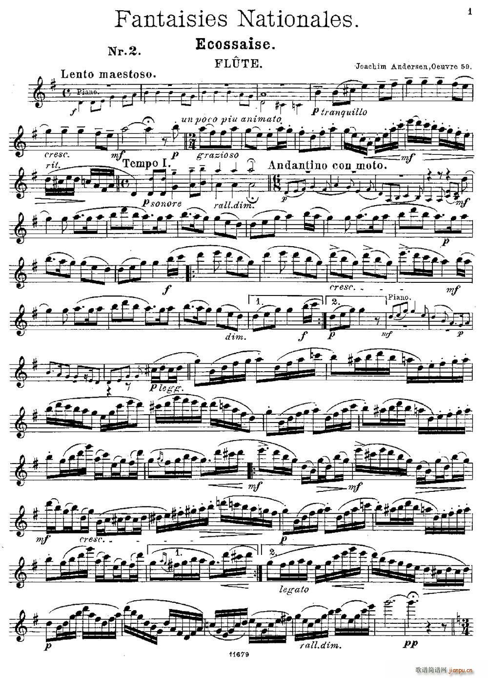 Fantaisies nationales Ecossais Op 59 No 2(ѺV)1