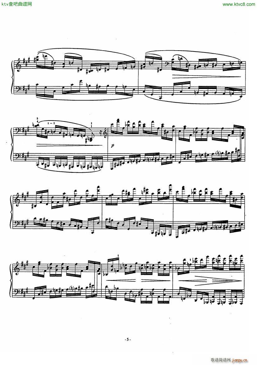 Etude No 10 D aprs Chopin(V)5