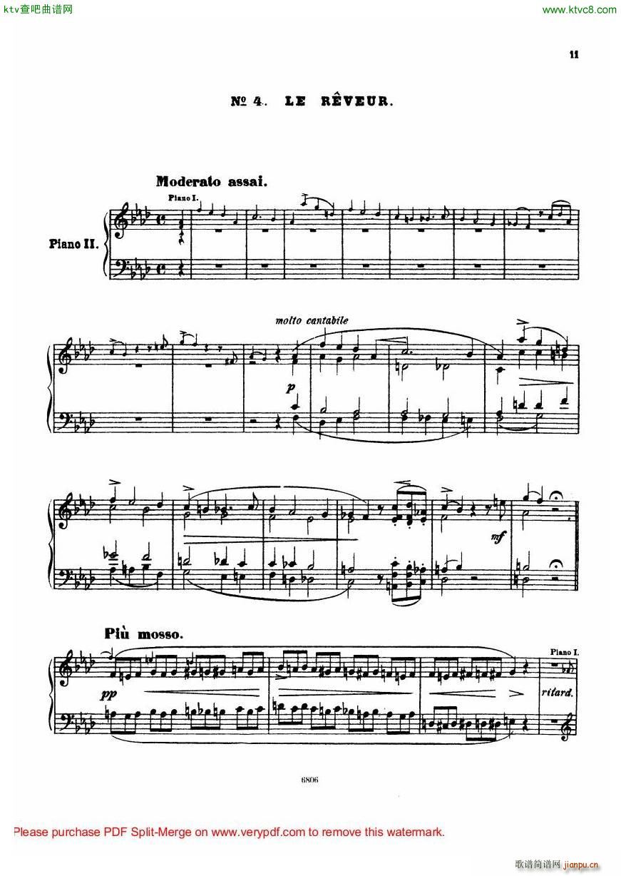 Arensky op 23 Suite No 2 Silhouettes(V)32