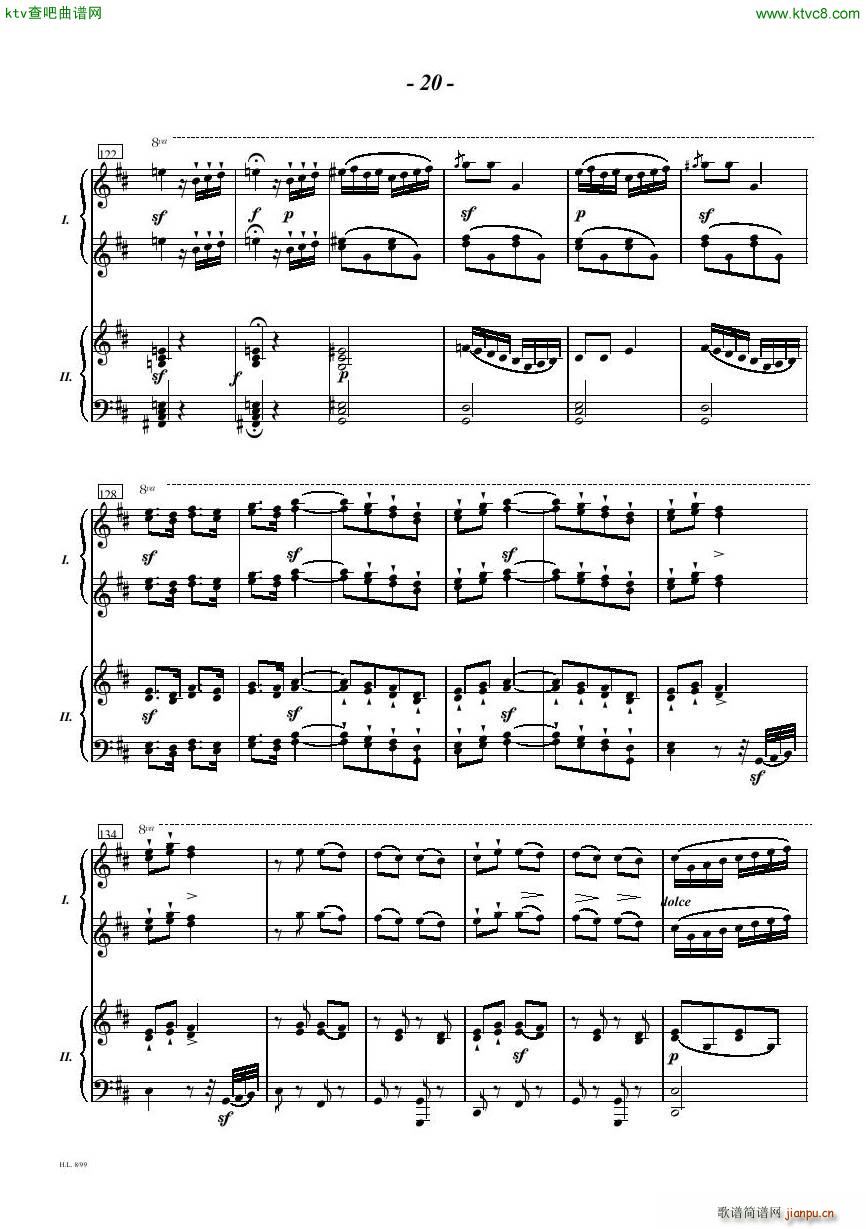 Diabelli Sonata Op33 For Two Pianos(V)20