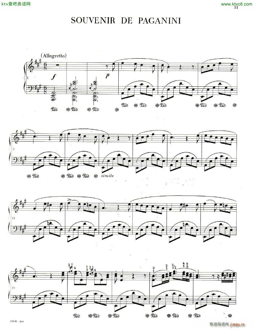 chopin variation sur un souvenir de paganini(V)1