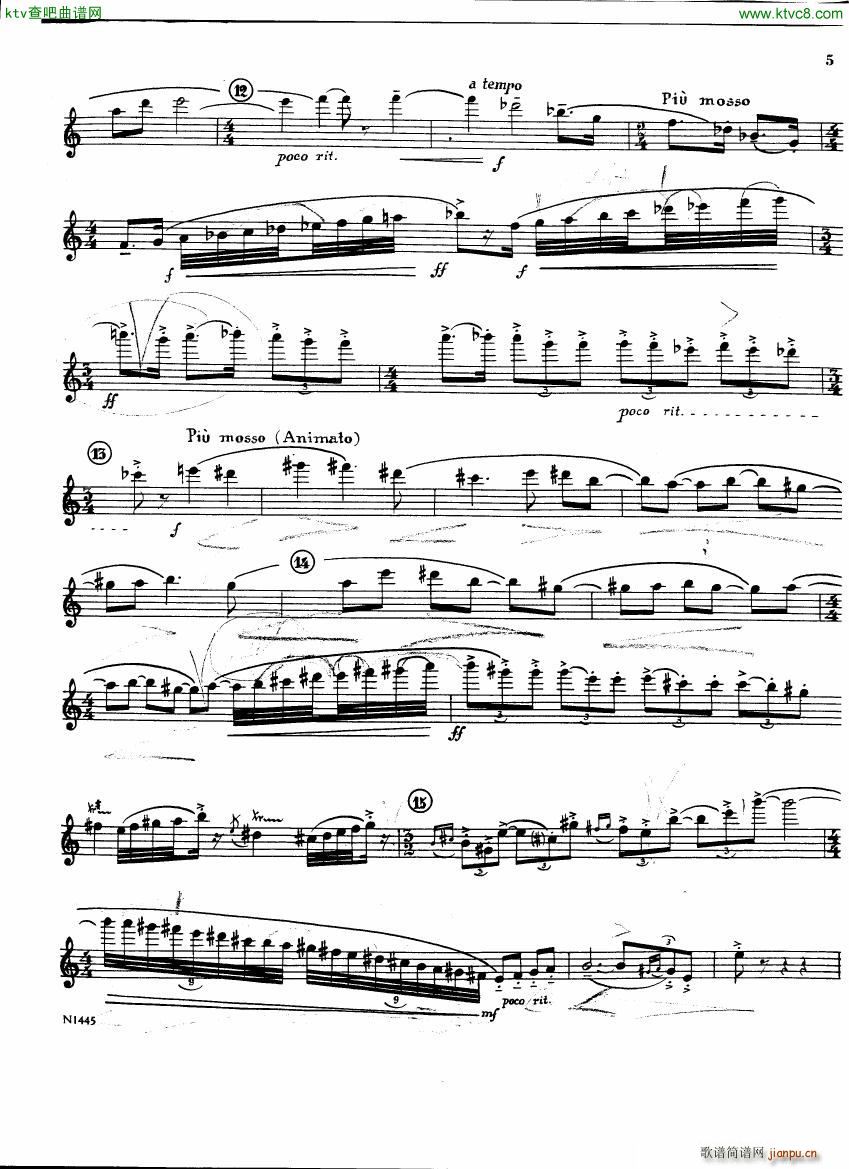 Burton E Flute sonatina flute part(V)3