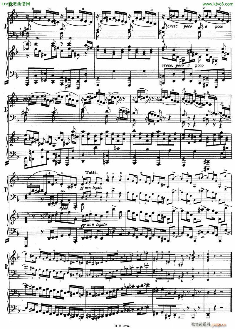 Bach JS BWV 1052 Keyboard Concerto in d ed R ntgen(V)19