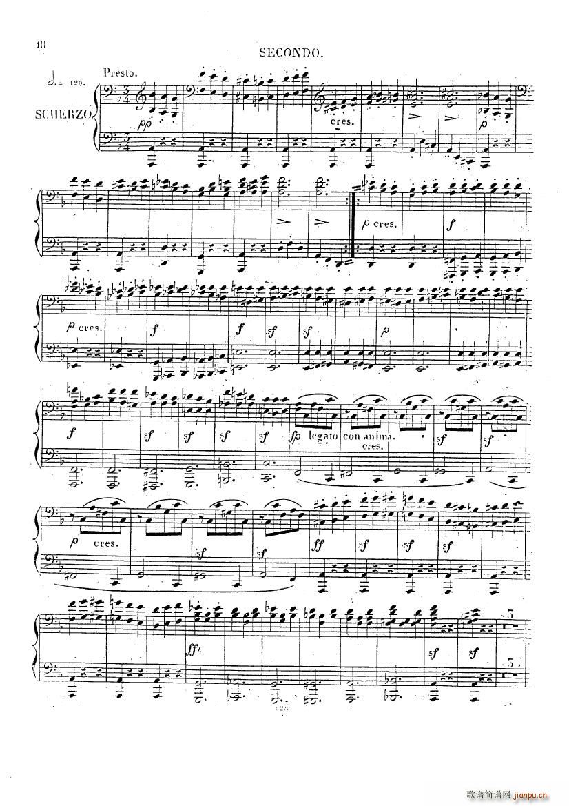 Czerny op 226 Fantasie f Moll 4H(V)9