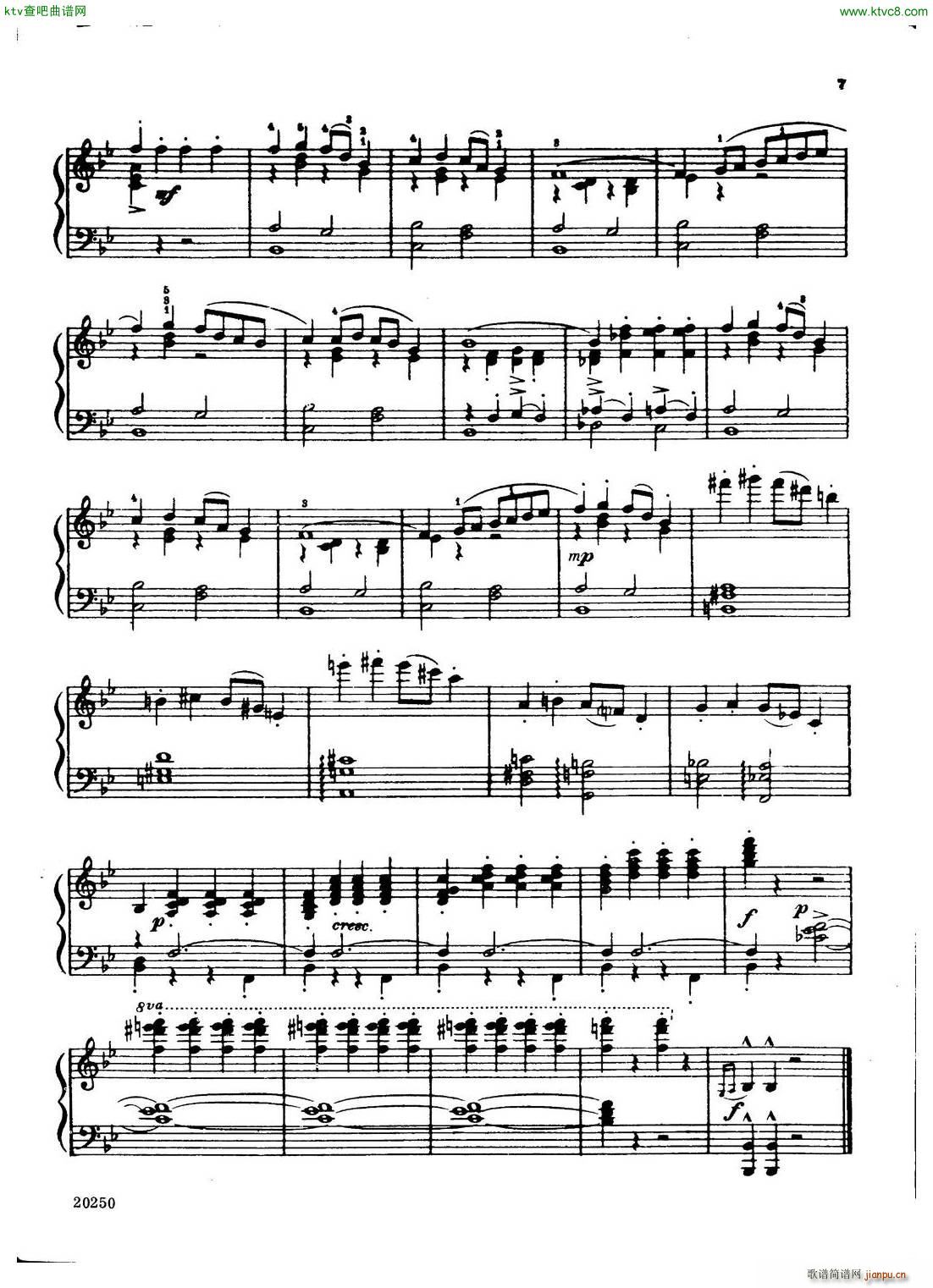 Anderson Sleigh Ride piano solo(V)7