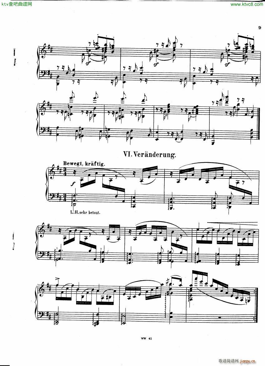 Herzogenberg 8 Variations op 1 3(V)8