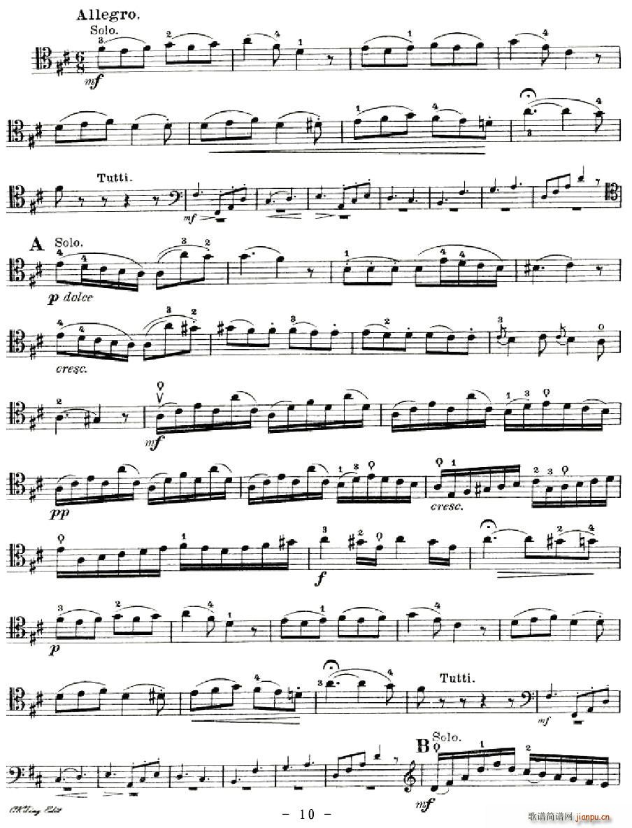 J. Haydn Concerto in D Major(V)10