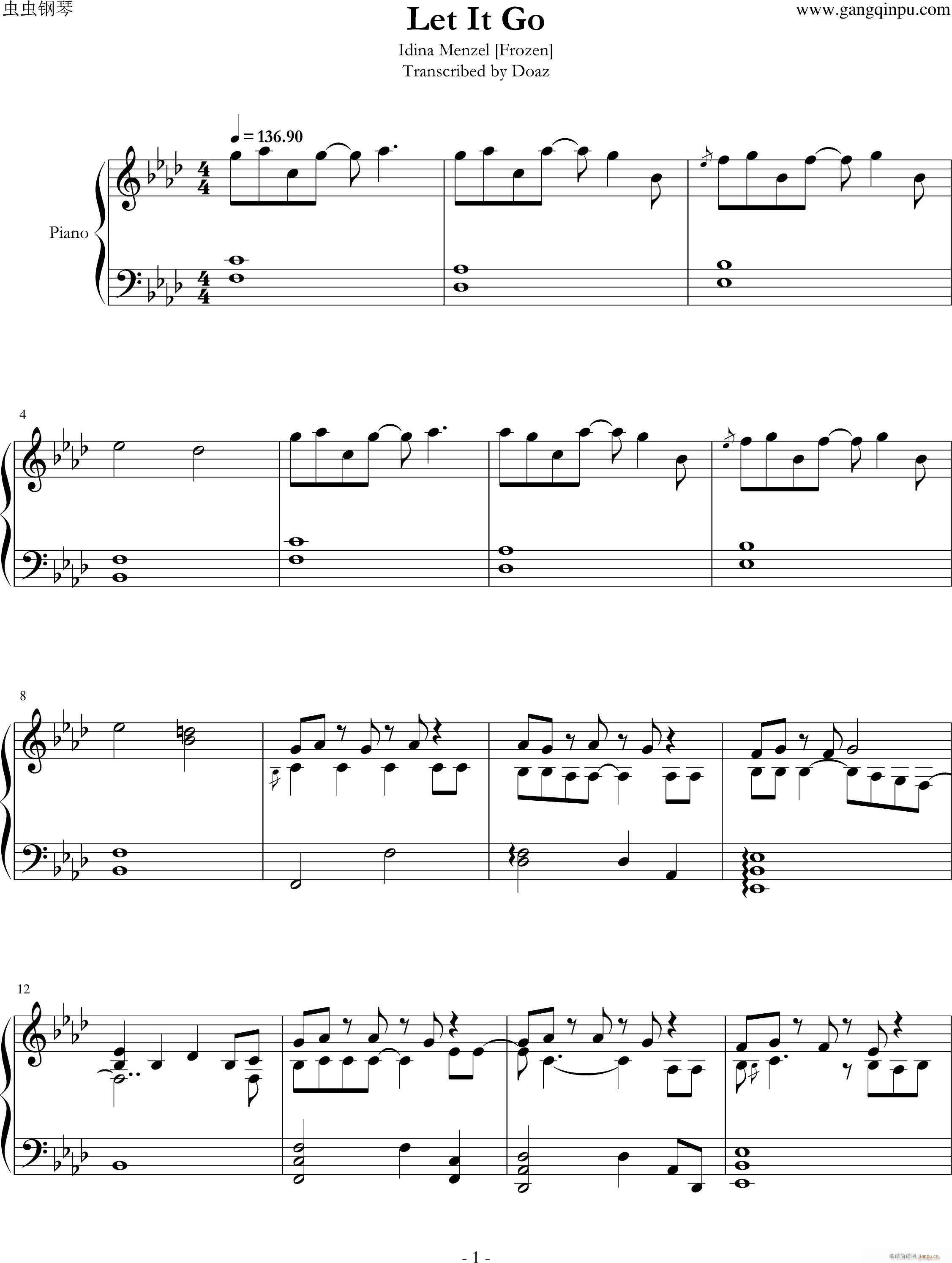 Frozen Let It Go(V)1