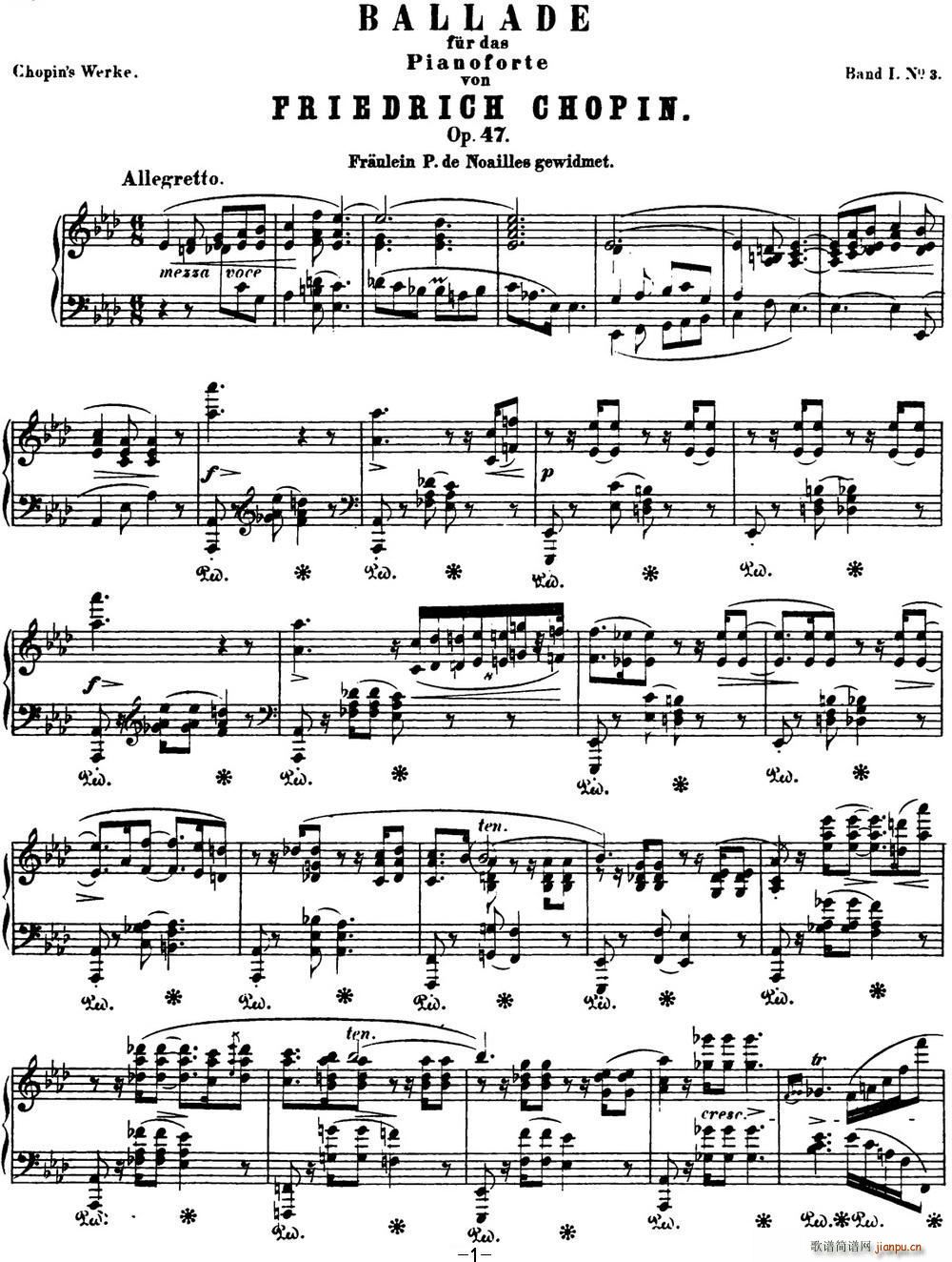 Ф 3 A(ch){(dio) Chopin Ballade No 3 Op 47(V)1