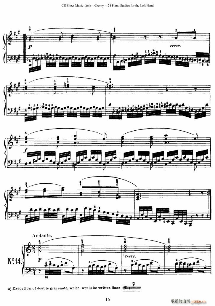 Left Hand Etudes(V)16