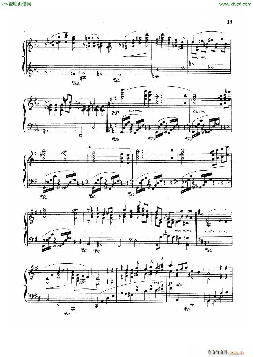Albeniz op 82 Piano Sonata no 5(V)19