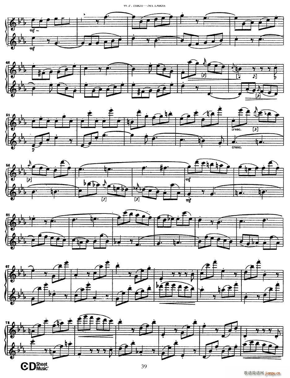 Six Duets 6׶ 5(V)10