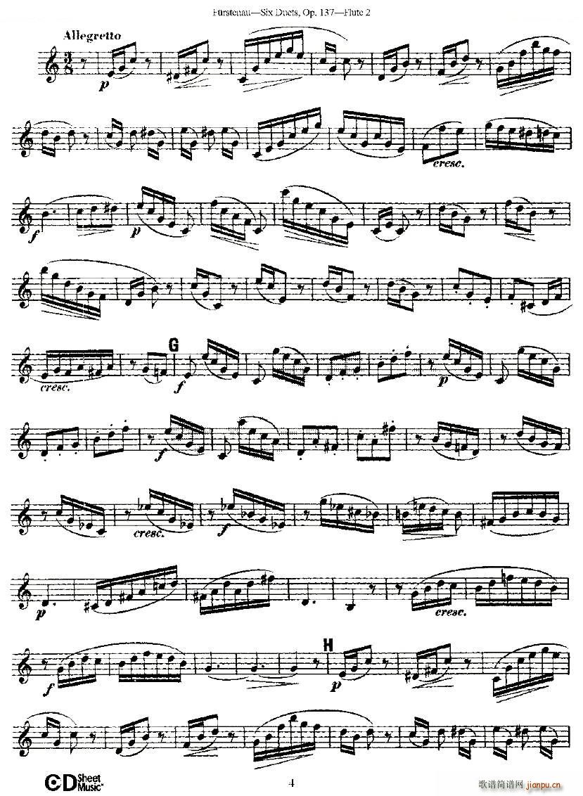Six Duets Op 137 ֮һ  Ʒ 137̖ ~(V)9