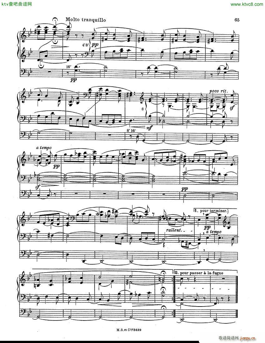 Catoire Prelude et Fugue op 25 organ(V)5