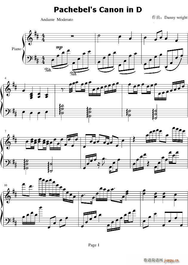 Pachebel s Canon in D(V)1