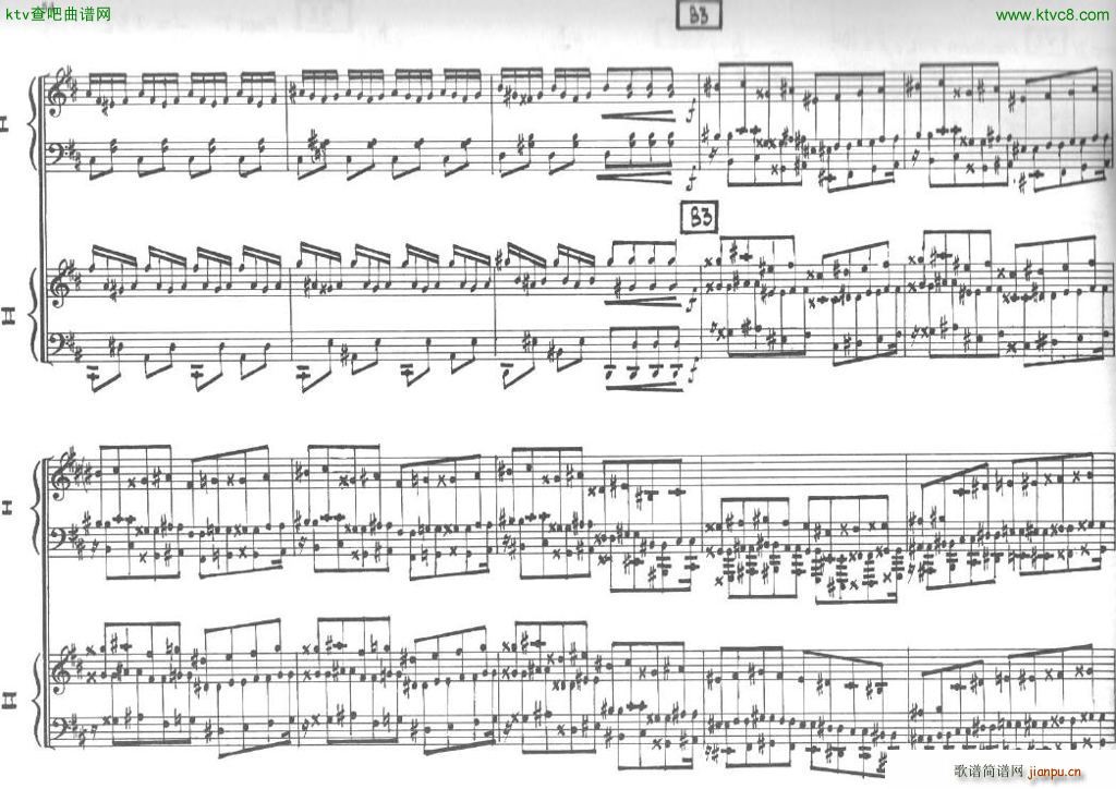 Bolling Sonata for Two Pianist no 2 Part3(V)7