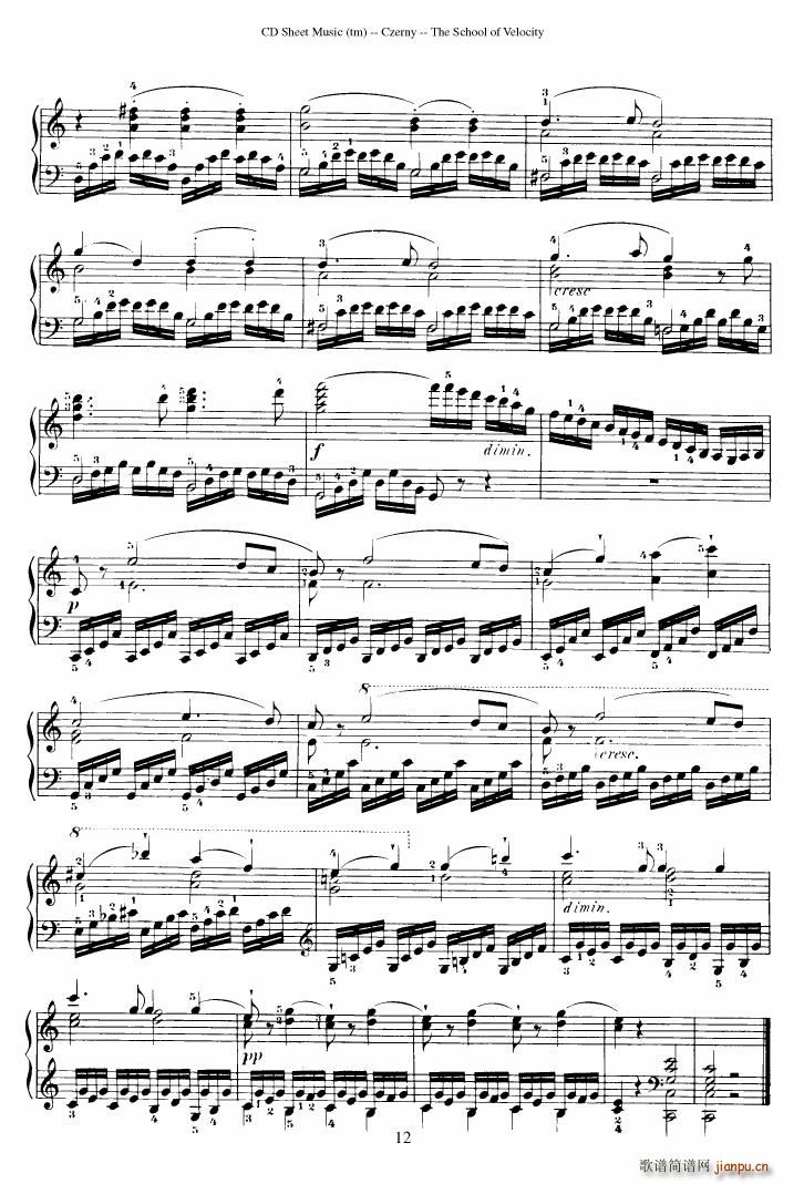 Czerny op 226 Fantasie f Moll 4H(V)30