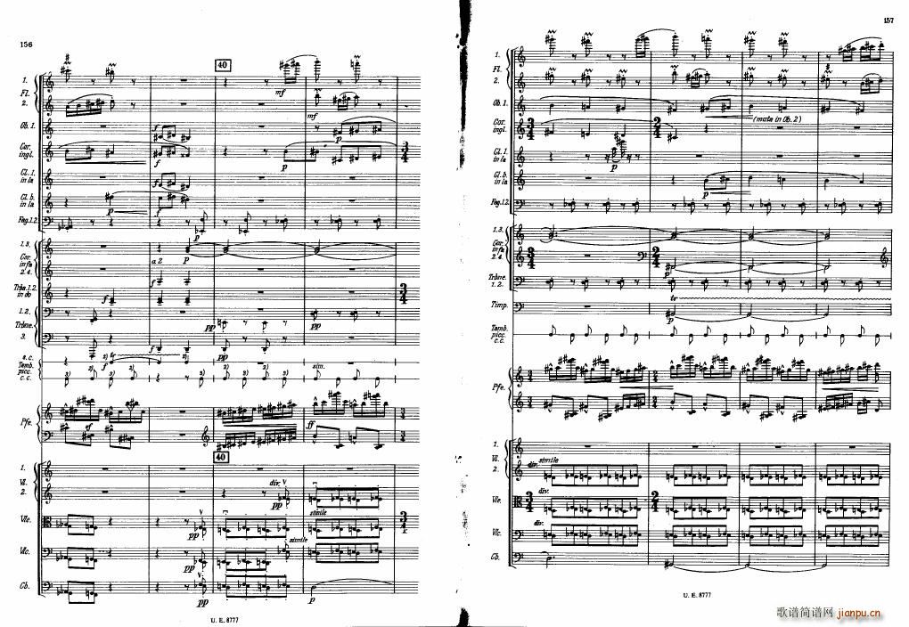 Bartok SZ 83 Piano Concerto No1 Full Score (V)38