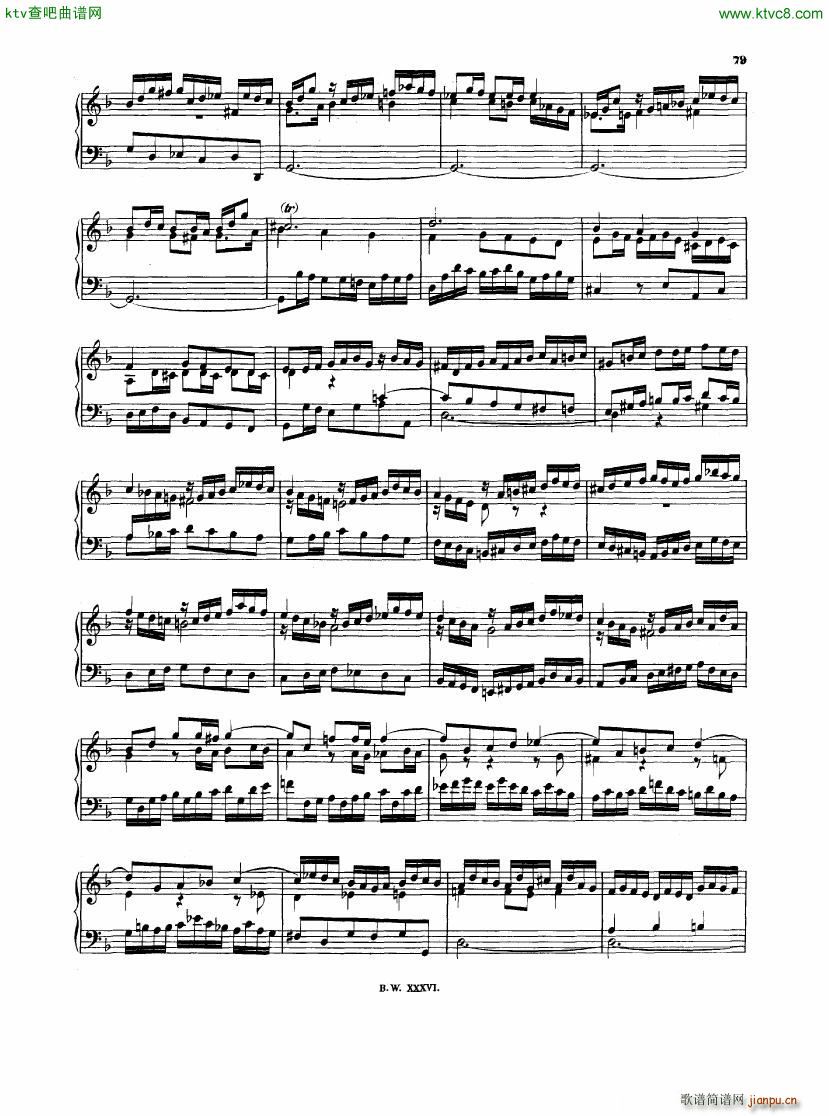 Bach JS BWV 903 Chromatische Fantasie Fuge(V)9