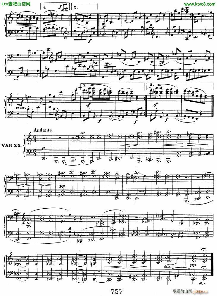 Beethoven op 120 Diabelli Variations(V)17