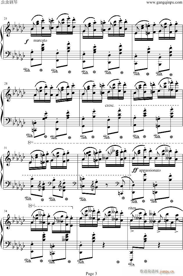 12 Etudes No.9 in G flat major(V)3