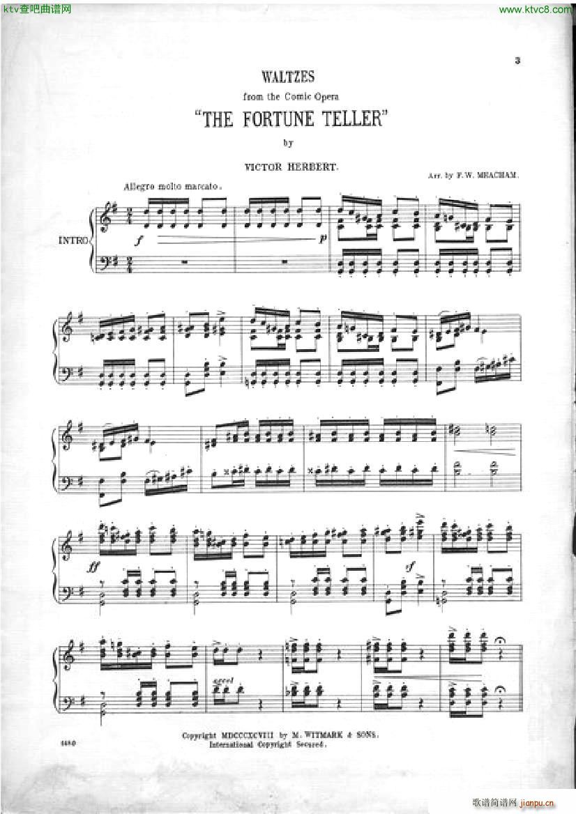 Victor Herbert The Fortune Teller Waltzes(V)1