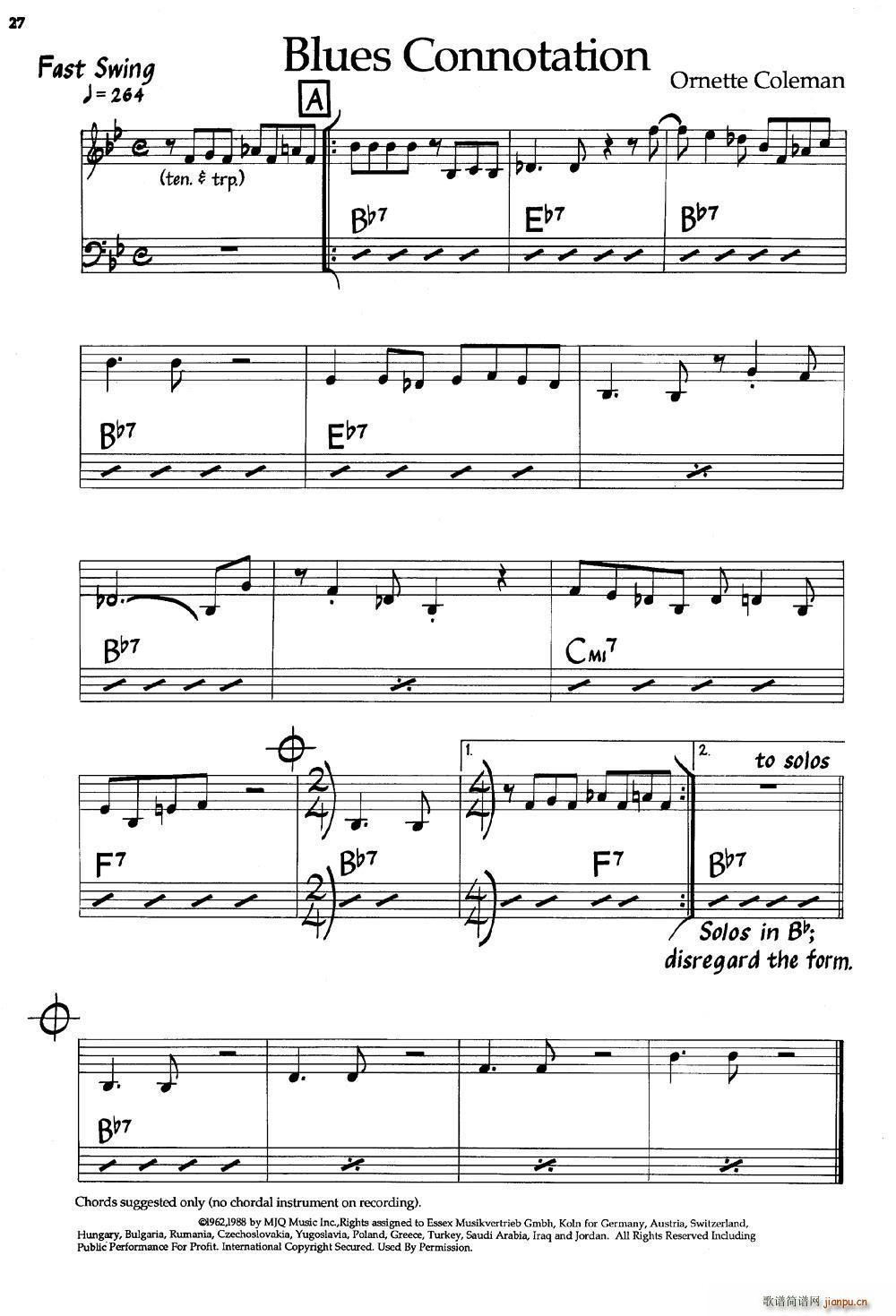 Blues Connotation ʿ(V)1