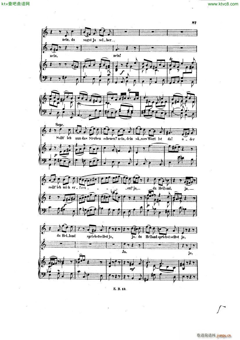 Bach JS BWV 248 Christmas Oratorio No 38 42(V)5