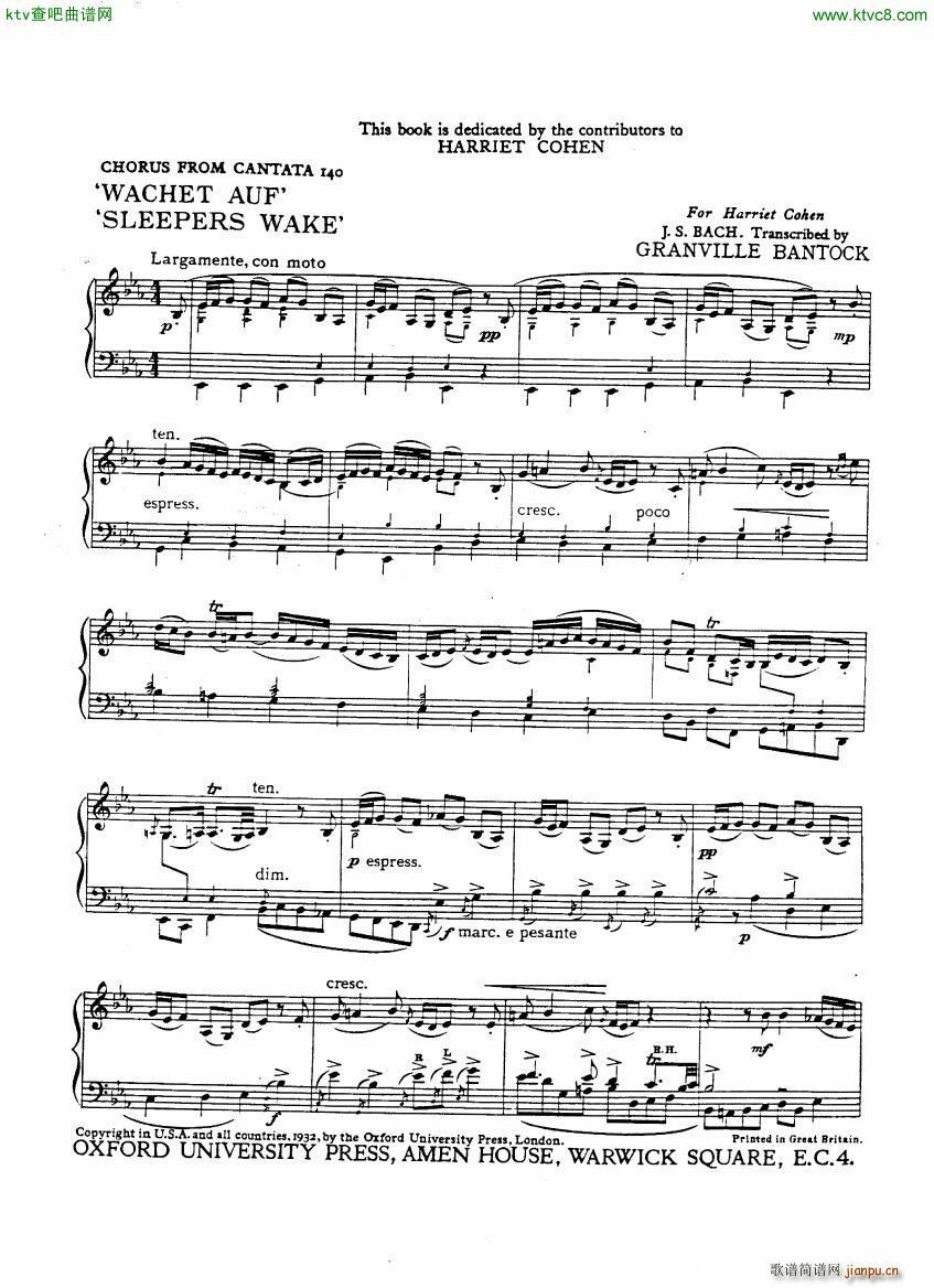 Bach JS A transcription book for Harriet Cohen(V)3