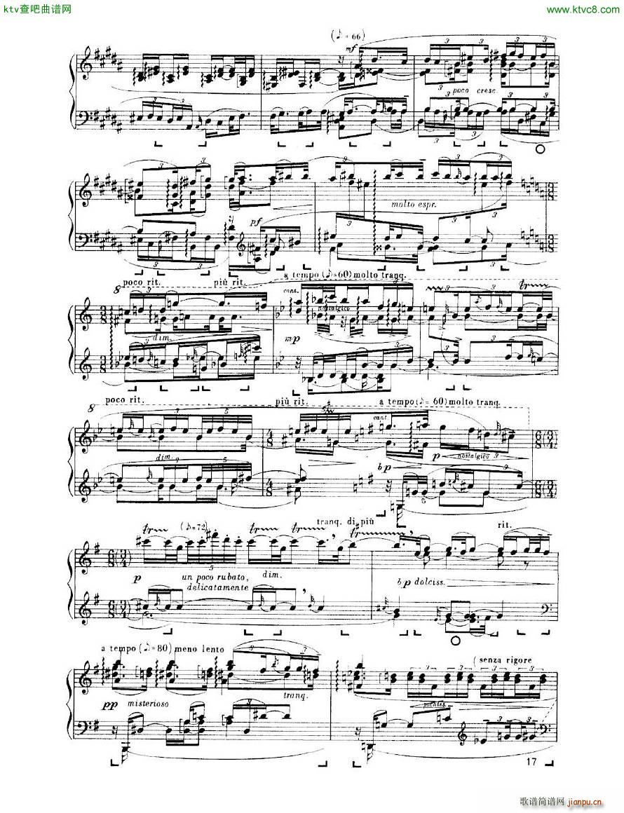 Enescu op 24 No 3 Piano sonata No 3(V)17