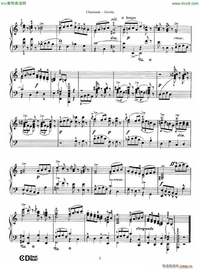 Chaminade 09 2 Gavotte(V)3