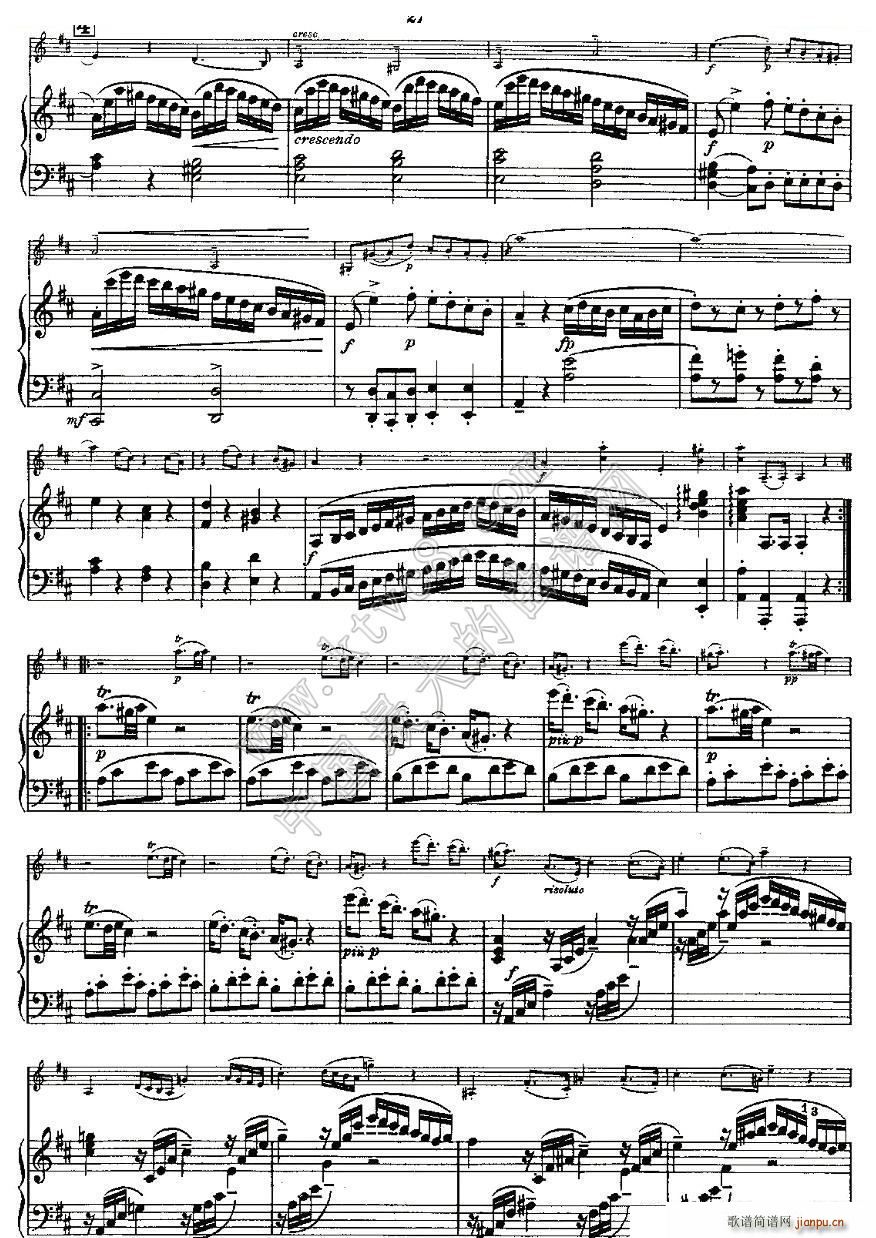 Mozart Violin Sonata No 3 KV 306 СQ(СV)6