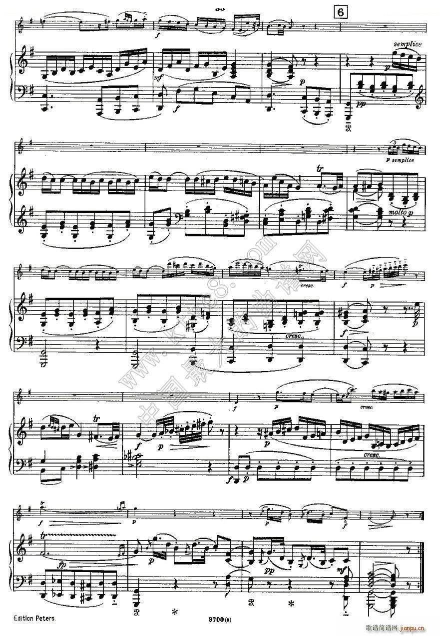 Mozart Violin Sonata No 3 KV 306 СQ(СV)14