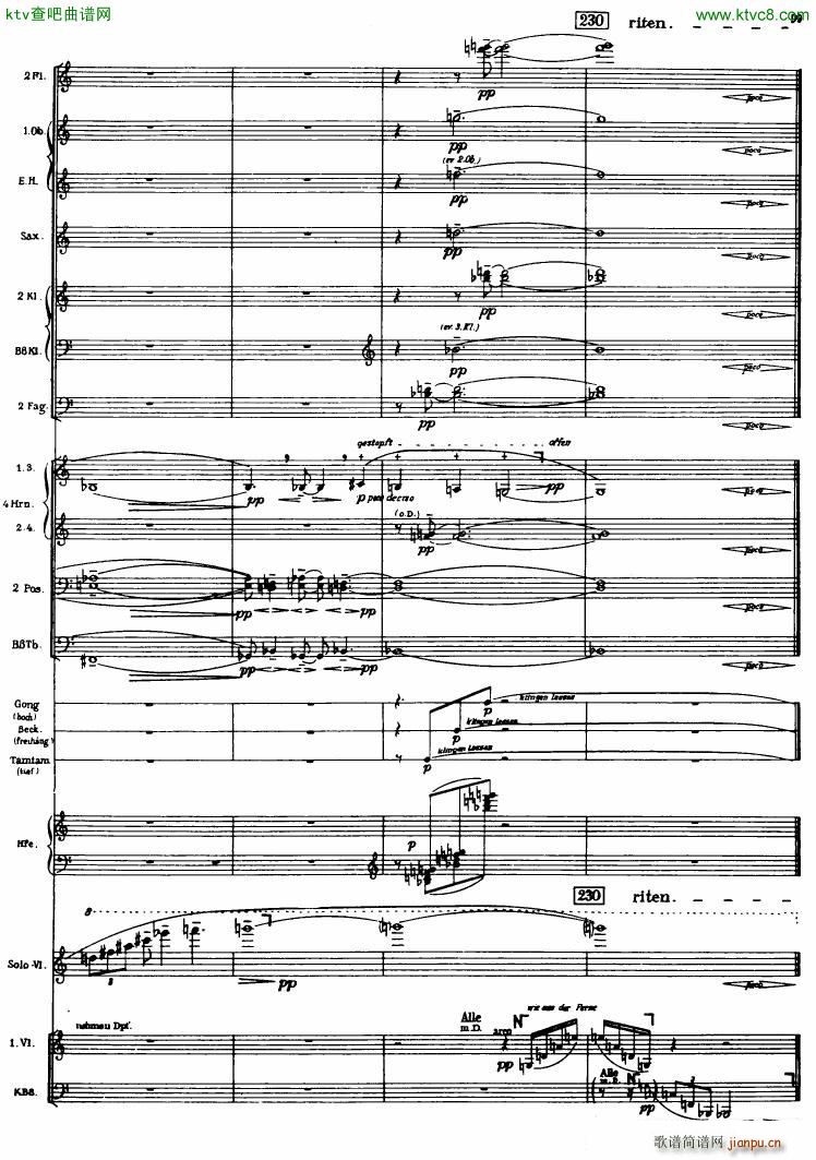 Berg Violin Concerto Score (V)17