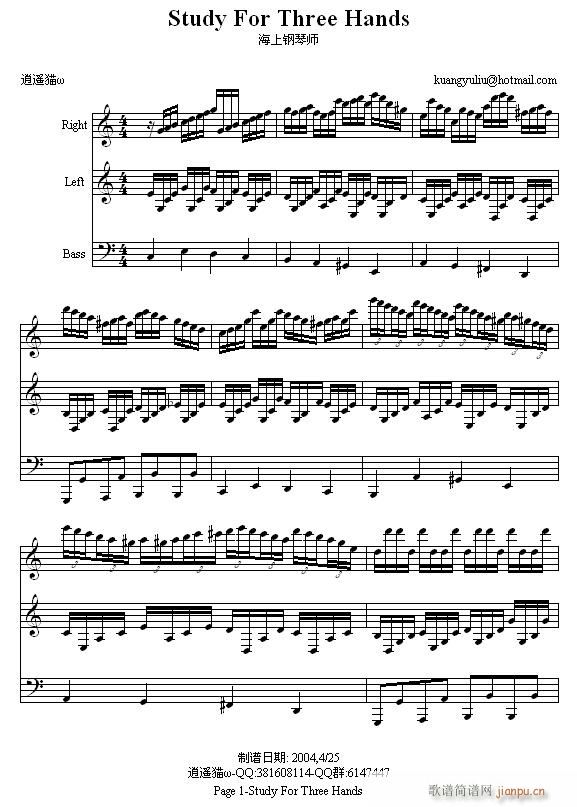 Study For Three Hands(V)1