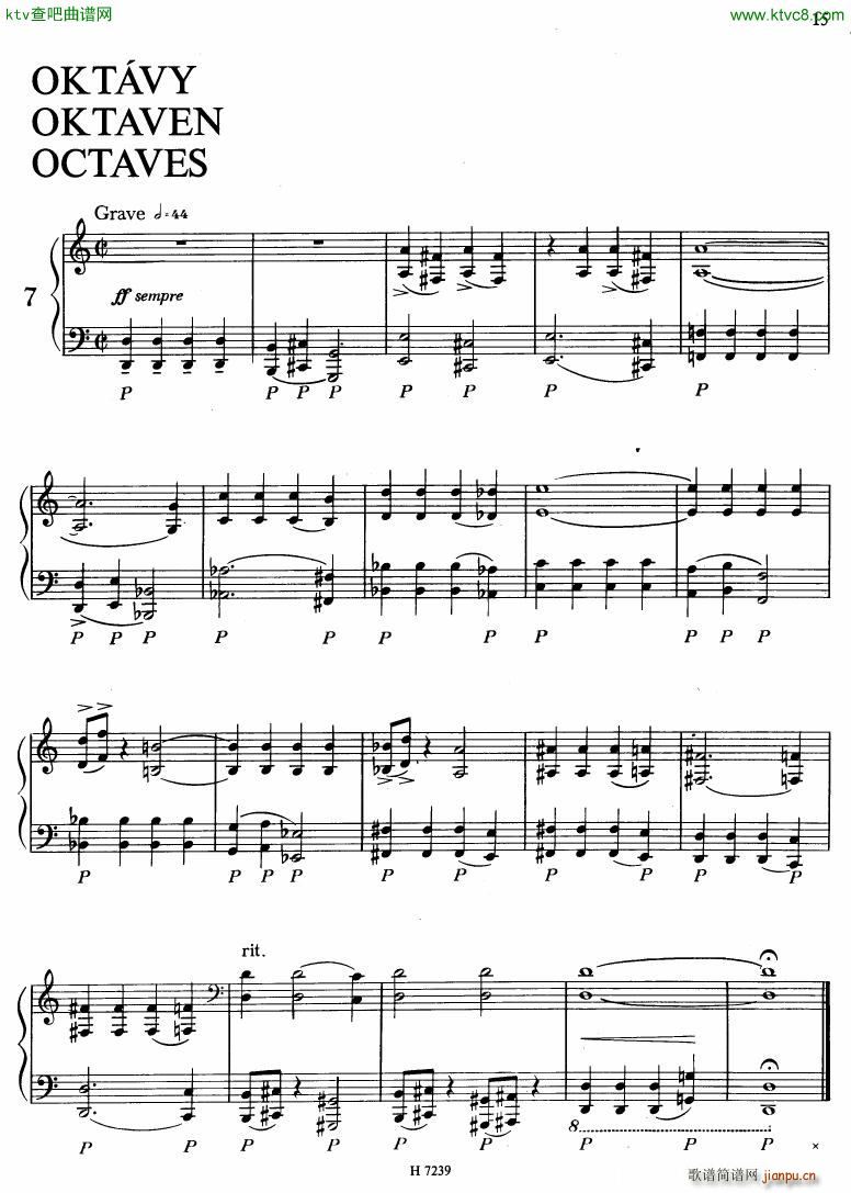 Hurnik piano etudes(V)12