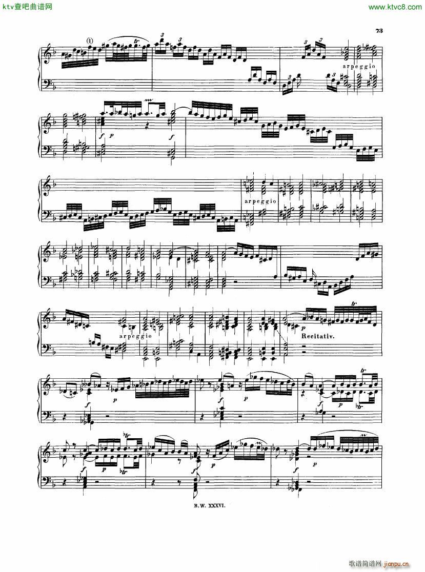 Bach JS BWV 903 Chromatische Fantasie Fuge(V)3