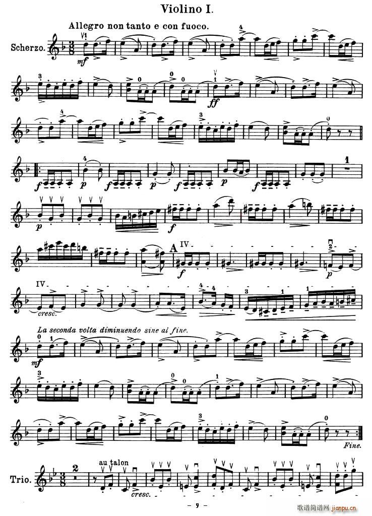 QUARTET No.1 IN D MAJOR Op.11(СV)10