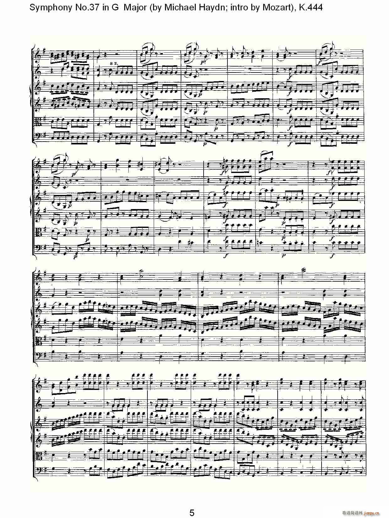 Symphony No.37 in G Major(ʮּ)5