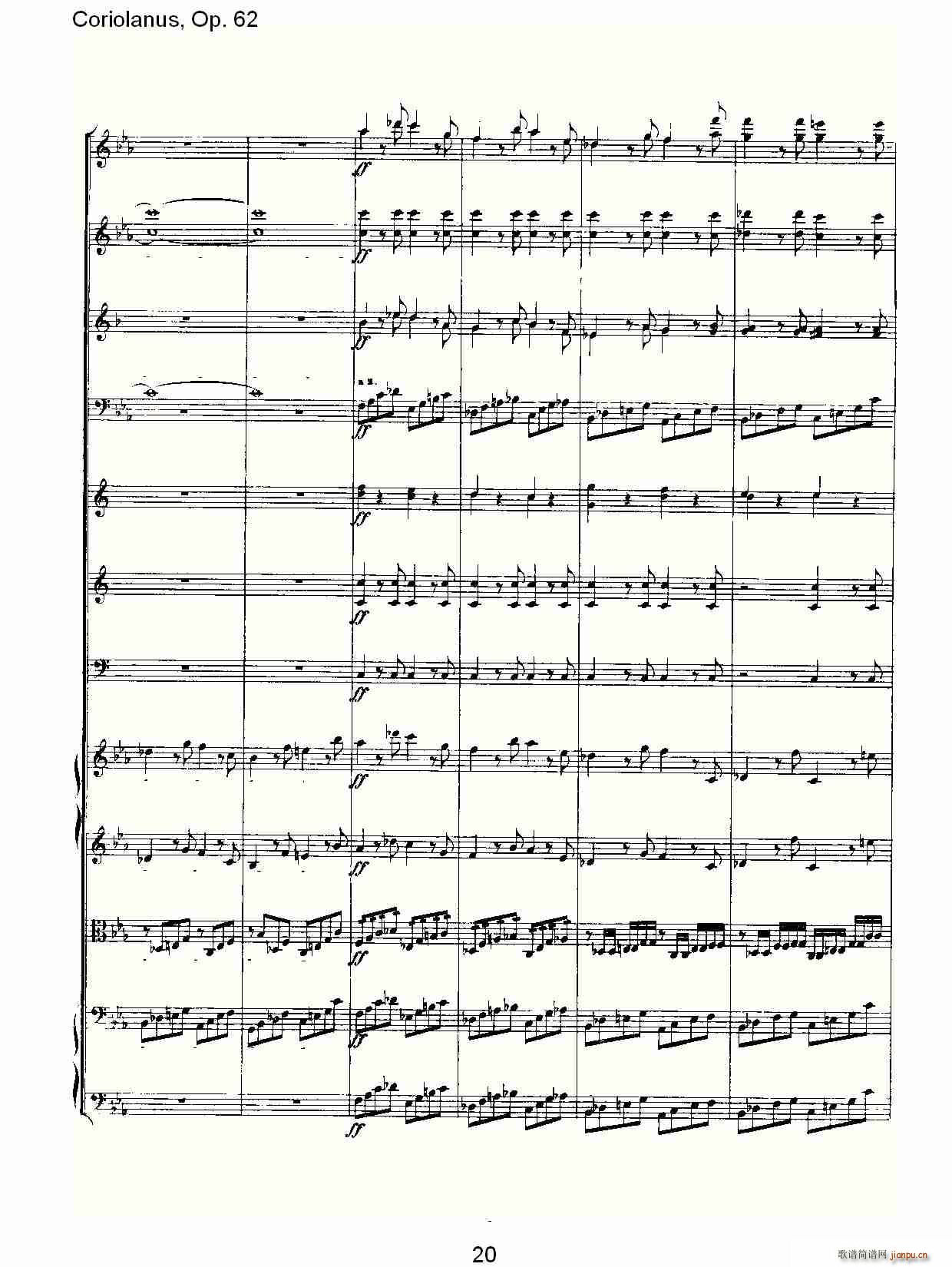 Coriolanus, Op.62(ʮּ)20