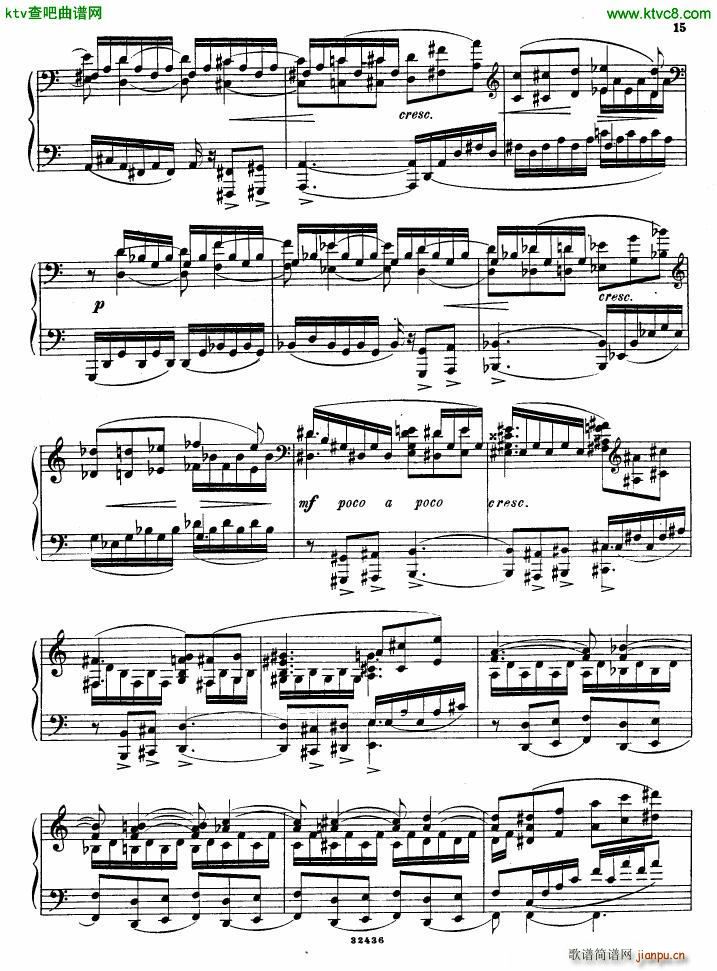 Gliere 25 Preludes op30 Book4(V)14
