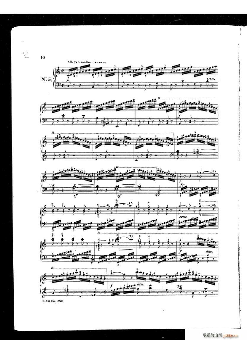 Czerny School of Velocity book 1 Op 299(V)8