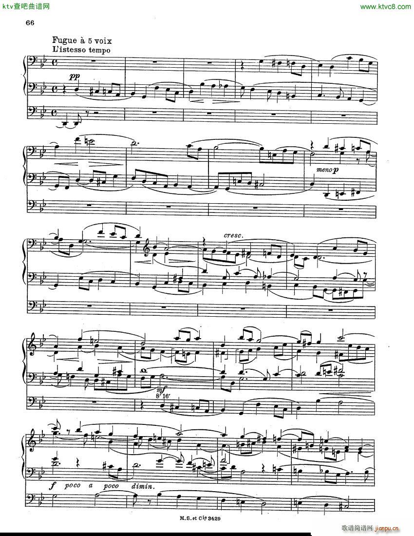 Catoire Prelude et Fugue op 25 organ(V)6