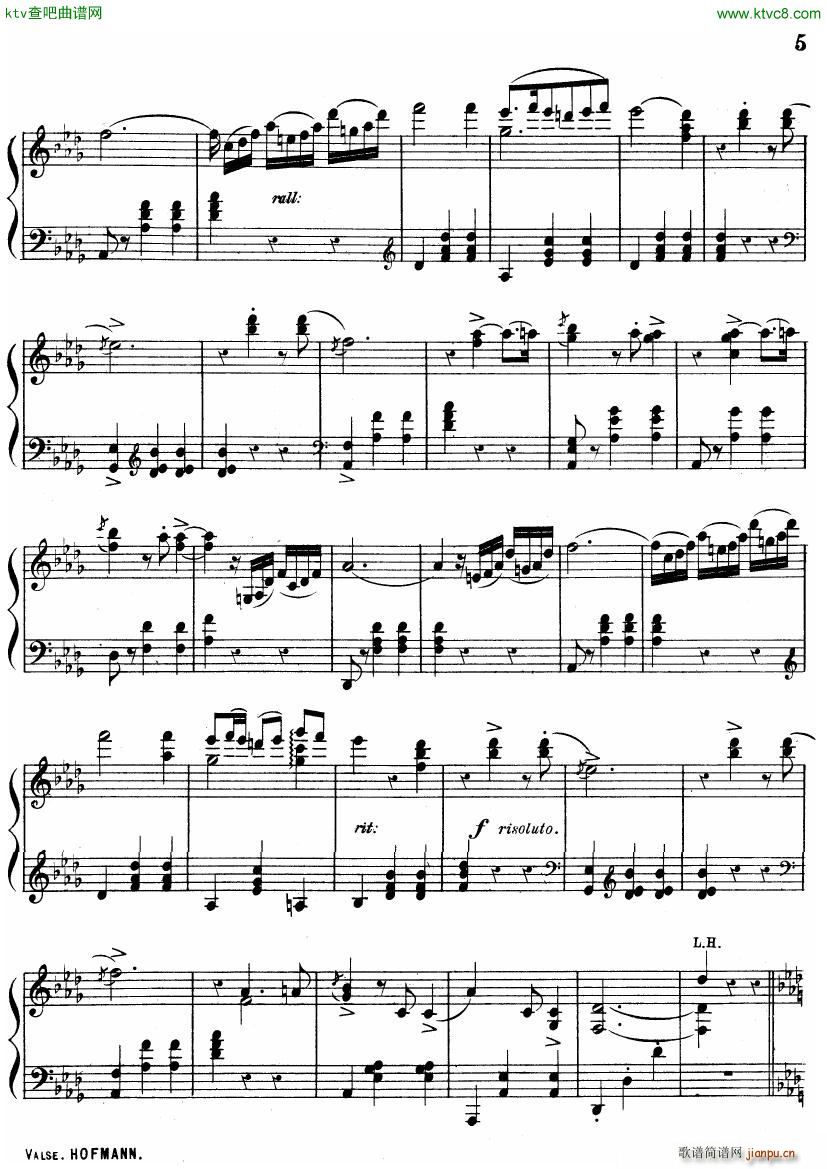 Hofmann Valse in Ab(V)5