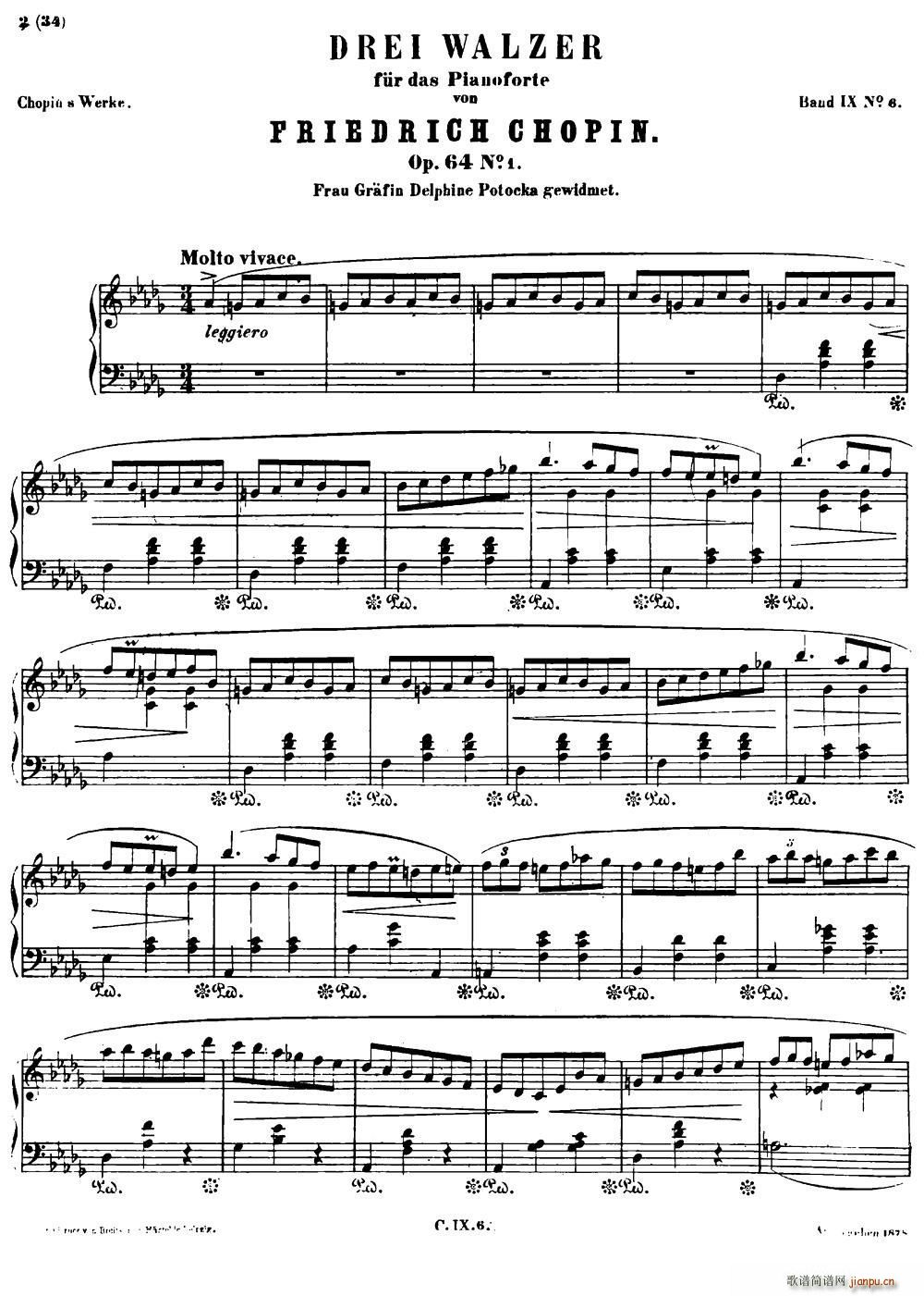 Minute Op64 No1 D{(dio) С AOp 64 1(V)1