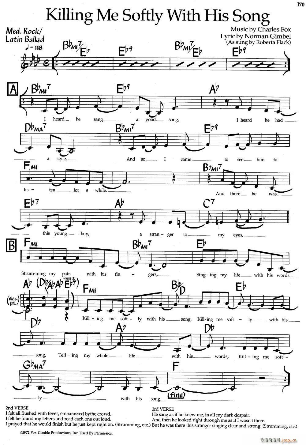 Killing Me Softly With His Song ʿ(V)1